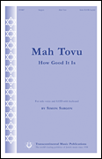 Mah Tovu SATB choral sheet music cover